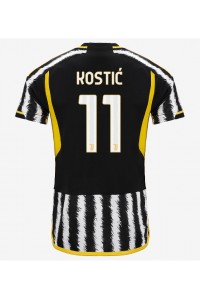 Fotbalové Dres Juventus Filip Kostic #11 Domácí Oblečení 2023-24 Krátký Rukáv